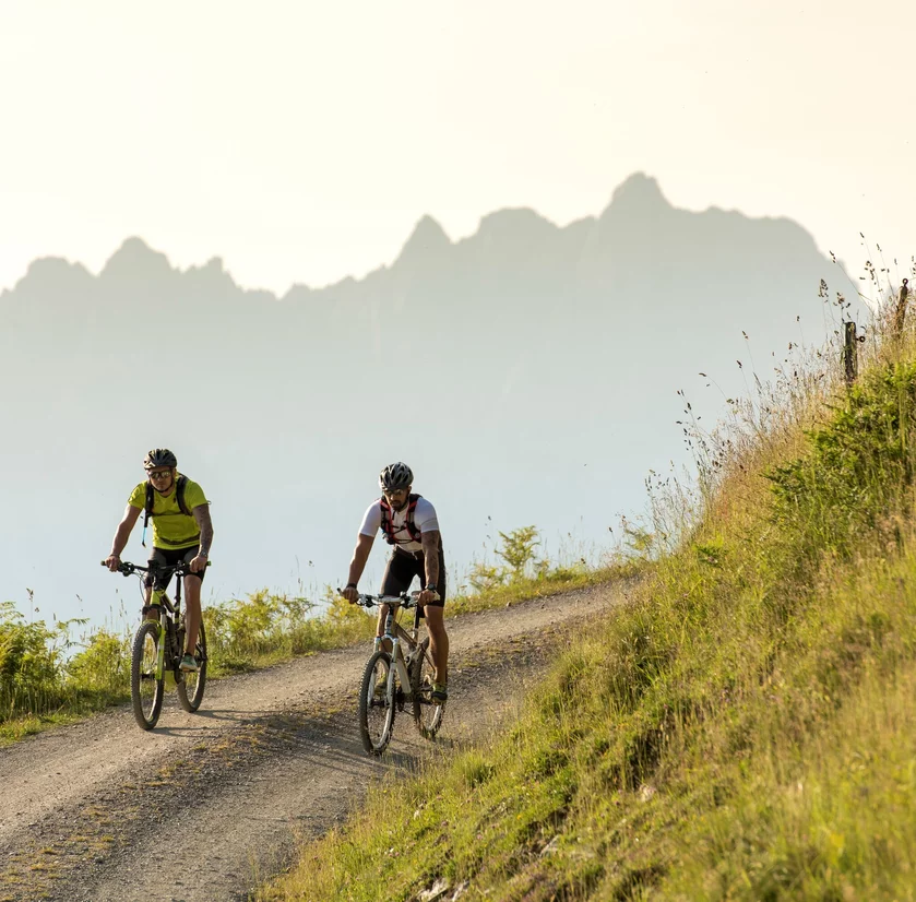 Hotel Chalets Grosslehen Mountainbiker Mountainerbiker
