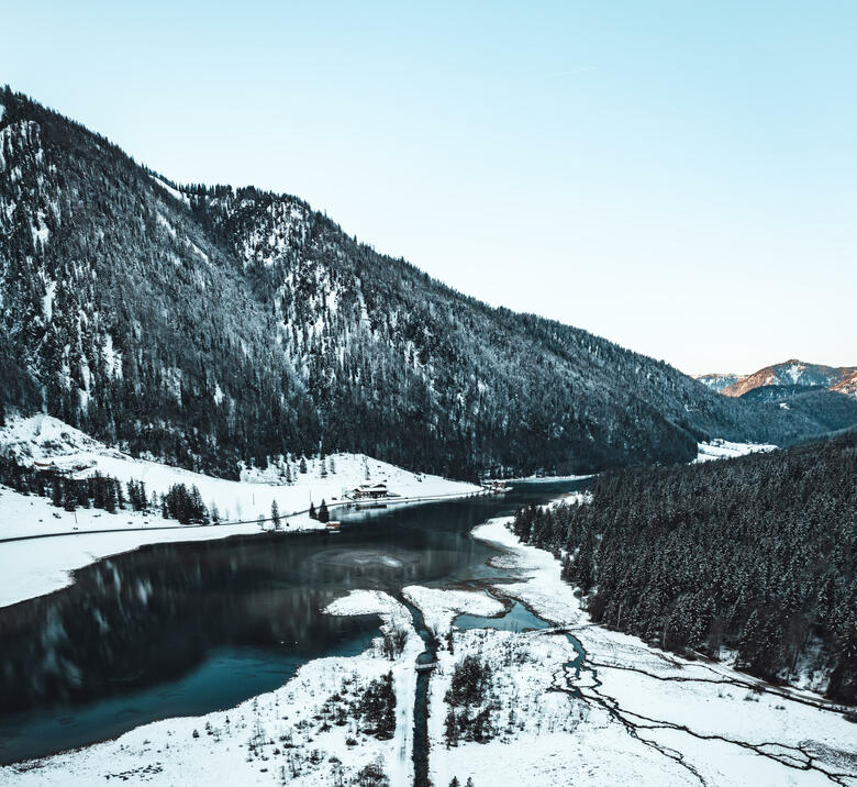 Naturaufnahme Winterlandschaft