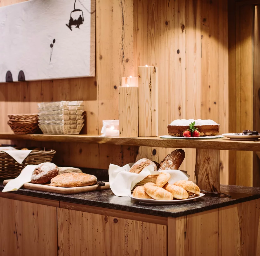 Hotel Chalets Grosslehen Frühstücksbuffet Frühstücksbuffet