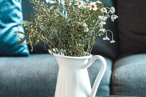 flowers on the table double room Superior 