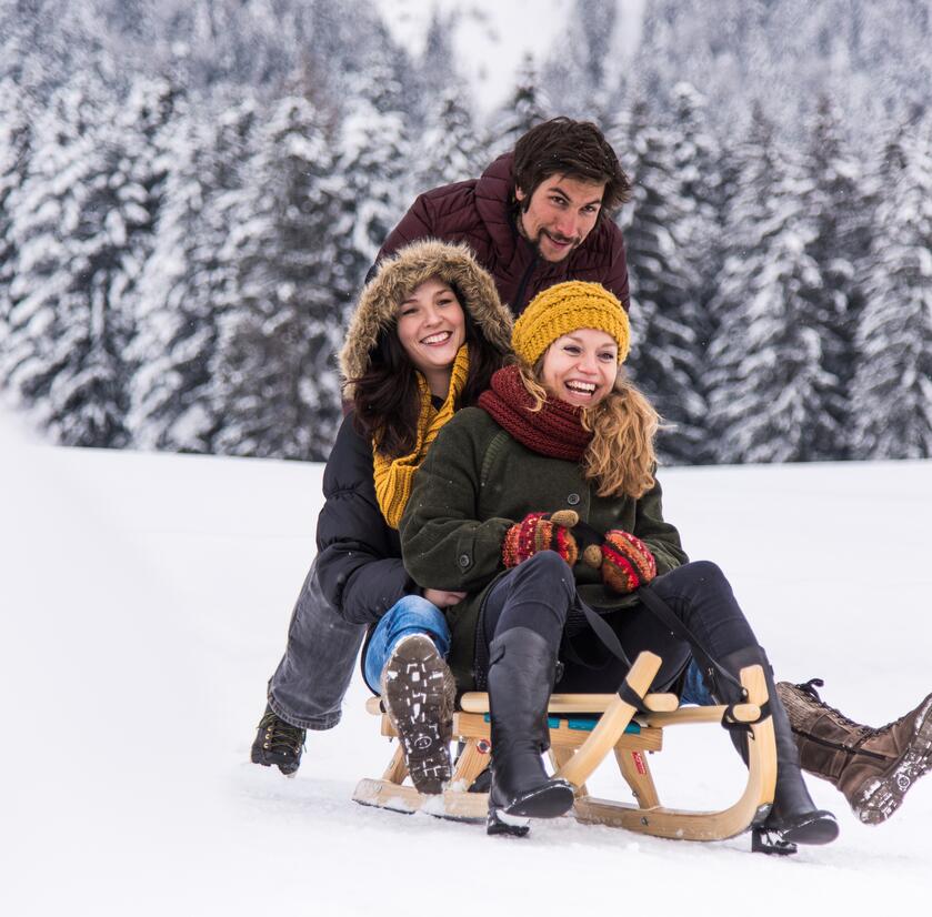 tobogganing