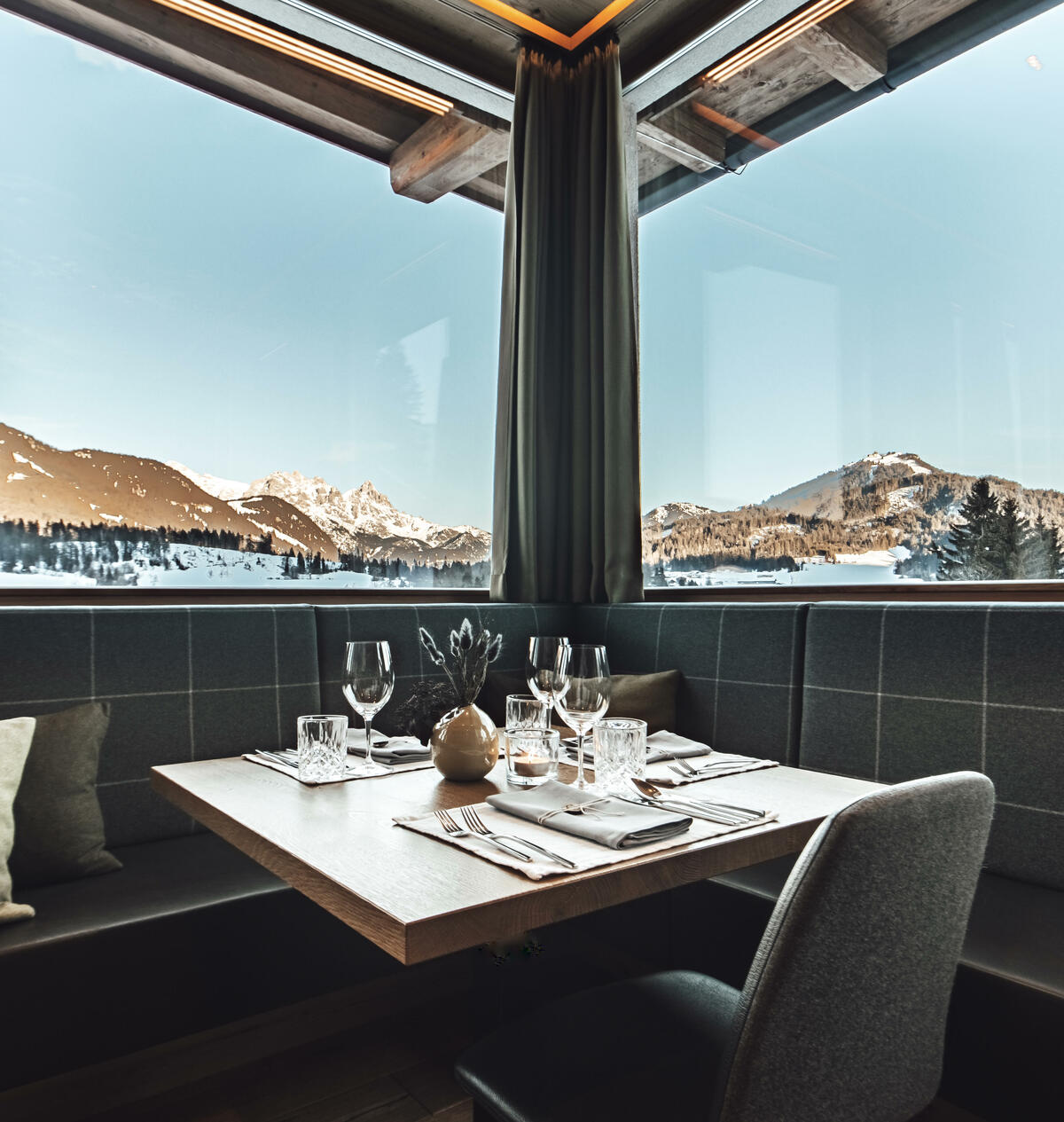 Frühstücken in der Panoramastube in Fieberbrunn