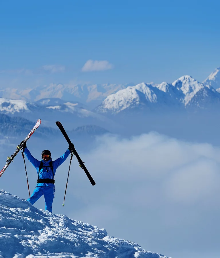 skiing