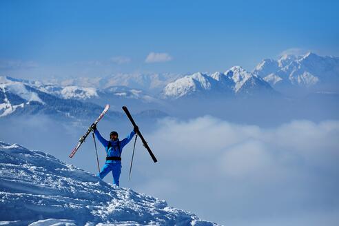 skiing