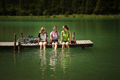 Biker am See