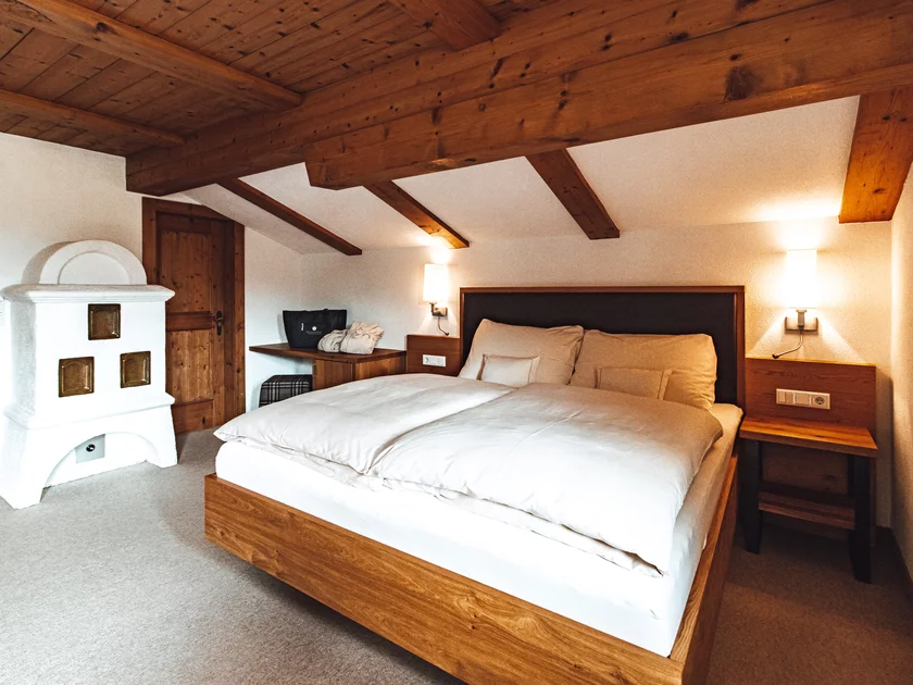Doppelzimmer Superior mit Kamin