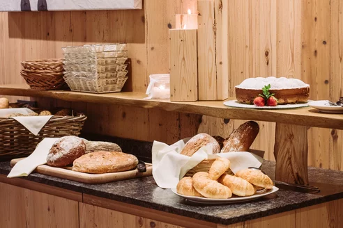 Frühstücksbuffet Brotauswahl
