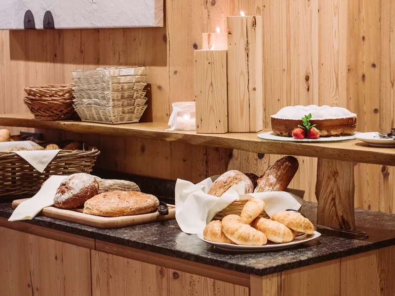 Frühstücksbuffet Brotauswahl